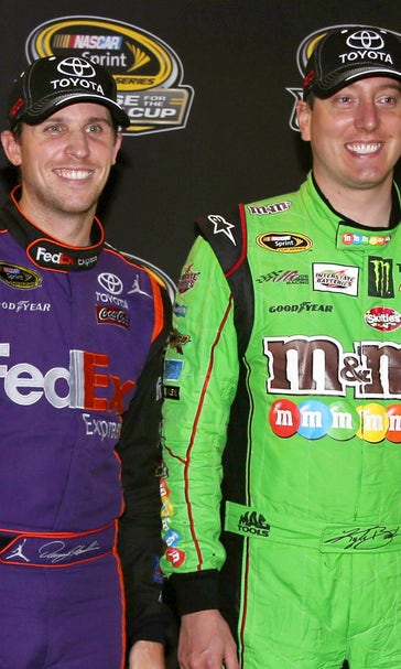 Once-unstoppable Joe Gibbs Racing's title hopes rest on Kyle Busch, Carl Edwards